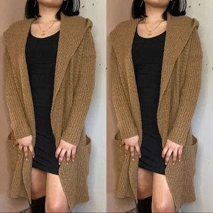 Brown Cozy Cardigan